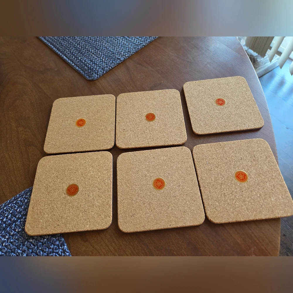 Vtg Pimpernel Cork-backed Coasters (6) English Cottages New Old Stock